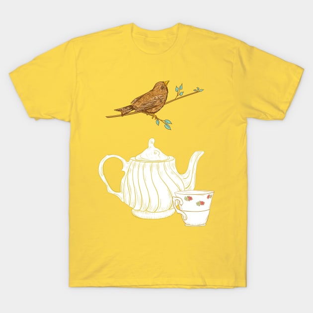 Tea Time T-Shirt by SWON Design